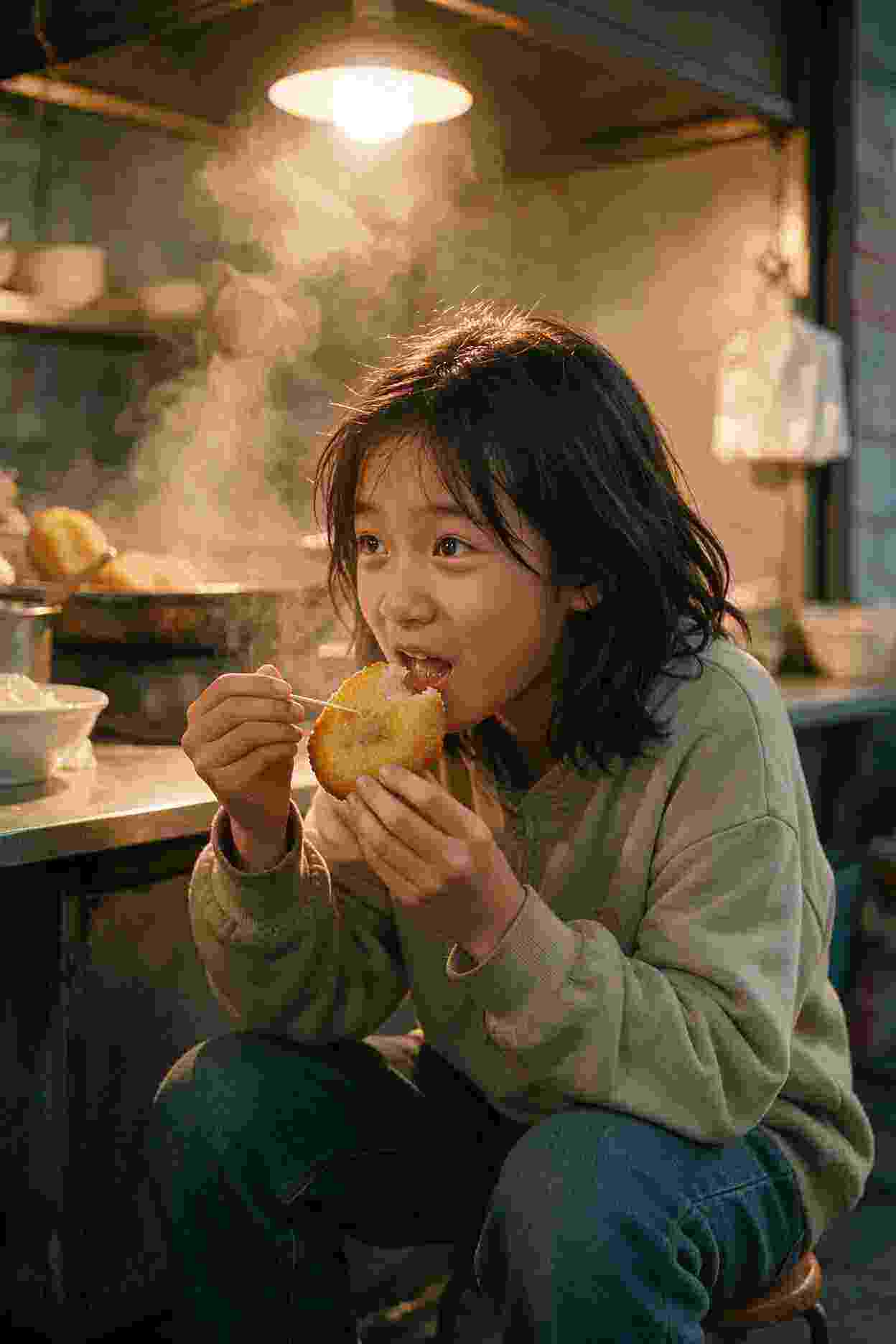 雨中漫步
